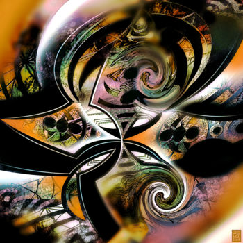 Digital Arts titled "composition 167" by Jean-Christophe Latger, Original Artwork