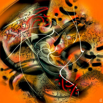 Arte digitale intitolato "composition 195" da Jean-Christophe Latger, Opera d'arte originale