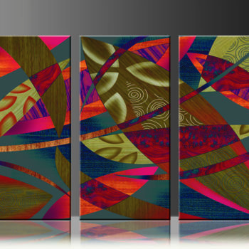 Arts numériques intitulée "Composition 1" par Jean-Christophe Latger, Œuvre d'art originale, Travail numérique 2D