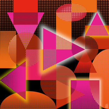 Arts numériques intitulée "Imbrications" par Jean-Christophe Latger, Œuvre d'art originale, Travail numérique 2D