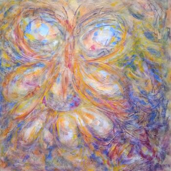Картина под названием "Papillonnage" - Jean-Claude Bemben, Подлинное произведение искусства, Масло Установлен на Деревянная…