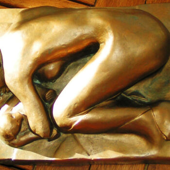 Sculpture intitulée "Rêve de Fortune" par Jean Claude Causse, Œuvre d'art originale, Pâte polymère