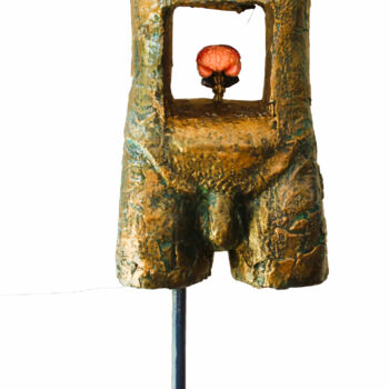 Скульптура под названием "Après le bain au la…" - Jean Claude Causse, Подлинное произведение искусства, Смола