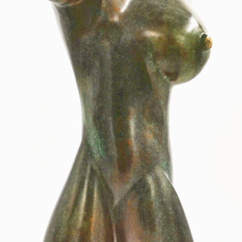 「Nu ( hommafe à DALI…」というタイトルの彫刻 Jean Claude Causseによって, オリジナルのアートワーク, ブロンズ
