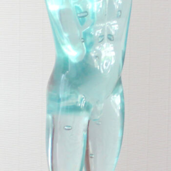 Sculpture titled "Nanot-dieu des scie…" by Jean Claude Causse, Original Artwork, Resin