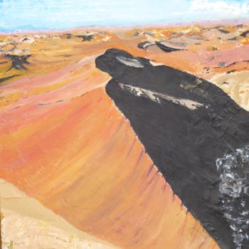 Peinture intitulée "Dune" par Jean Claude Colombano, Œuvre d'art originale, Huile