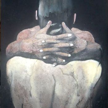 Pintura intitulada "Intimité" por Jean Claude Colombano, Obras de arte originais, Acrílico