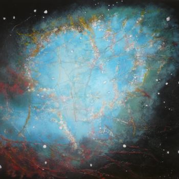 Peinture intitulée "Nébula" par Jean Claude Colombano, Œuvre d'art originale, Acrylique