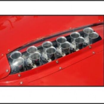 Photographie intitulée "FERRARI" par Jean Claude Lataste, Œuvre d'art originale, Photographie numérique