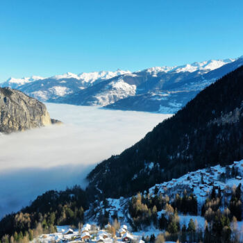 Fotografia zatytułowany „Mer de brouillard” autorstwa Jean-Claude Mathier, Oryginalna praca, Fotografia nie manipulowana