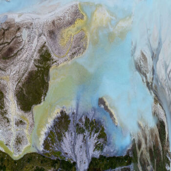 Photographie intitulée "Lac glaciaire" par Jean-Claude Mathier, Œuvre d'art originale, Photographie non manipulée