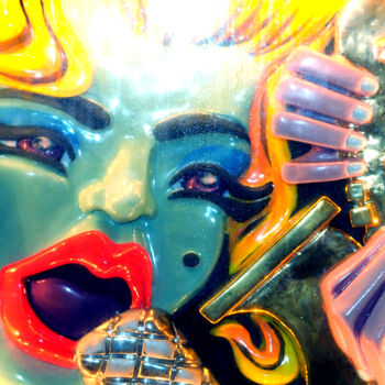 Arte digitale intitolato "Graffitis 6" da Jean-Claude Mathier, Opera d'arte originale, Fotografia digitale