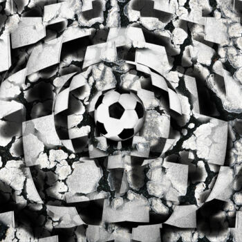 Цифровое искусство под названием "Abstraction 3" - Jean-Claude Mathier, Подлинное произведение искусства, Цифровая фотография