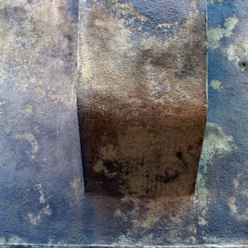 Photographie intitulée "Mur bleu à burano-1…" par Jean Emmanuel Decaillet, Œuvre d'art originale