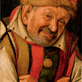 「Portrait of the Fer…」というタイトルの絵画 Jean Fouquetによって, オリジナルのアートワーク, オイル