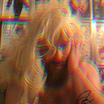 Photography titled "BLONDE AMBITION" by Jfg, Original Artwork, Manipulated Photography
