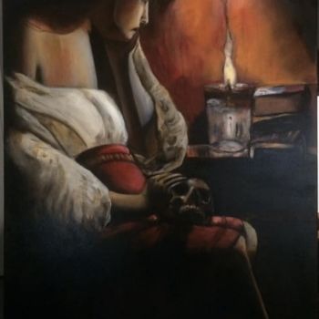 "Maria Magdalena - D…" başlıklı Tablo Jean-Francois Rinoldo tarafından, Orijinal sanat, Petrol