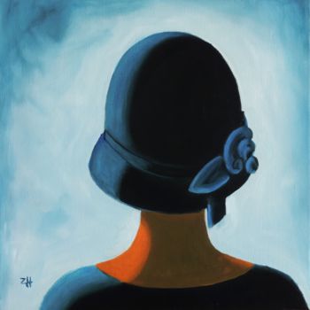 Peinture intitulée "Chapeau / Hat / Cap…" par Jean-François Zanette, Œuvre d'art originale, Huile