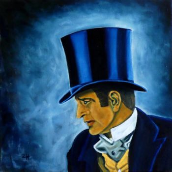 Painting titled "Chapeau / Hat / Cap…" by Jean-François Zanette, Original Artwork, Oil