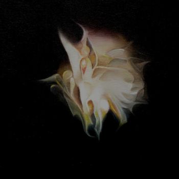 Peinture intitulée "nebuleuses noires 1" par Jean Gounin, Œuvre d'art originale, Huile