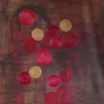 Painting titled "Ballon" by Jean-Guy Letot, Original Artwork, Acrylic