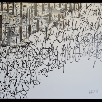 Pintura titulada "JE SUIS VENU TE DIR…" por Jean-Humbert Savoldelli, Obra de arte original, Acrílico Montado en Bastidor de…