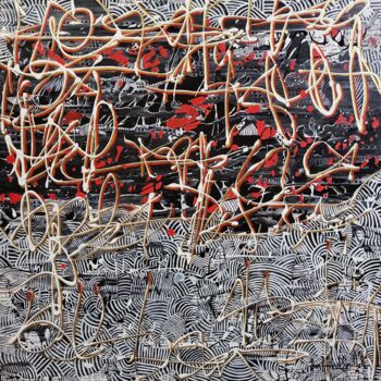 Malerei mit dem Titel "QU'IMPORTE... BELLE…" von Jean-Humbert Savoldelli, Original-Kunstwerk, Acryl Auf Keilrahmen aus Holz…