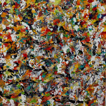 Pittura intitolato "54-evasion.jpg" da Jean-Humbert Savoldelli, Opera d'arte originale, Olio