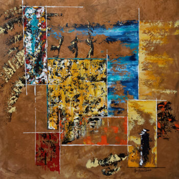 Malerei mit dem Titel "62-chuquicamata.jpg" von Jean-Humbert Savoldelli, Original-Kunstwerk, Öl