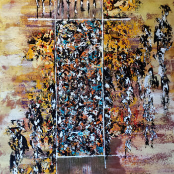 Malerei mit dem Titel "069-goldenboys.jpg" von Jean-Humbert Savoldelli, Original-Kunstwerk, Öl