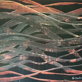 Pittura intitolato "72-connexions.jpg" da Jean-Humbert Savoldelli, Opera d'arte originale, Olio