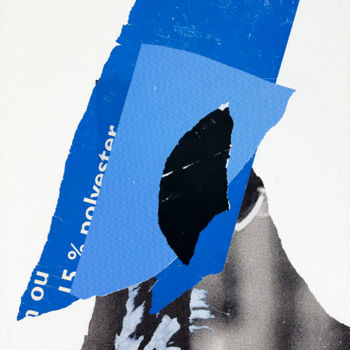 Collages getiteld "Collage R004" door Jean-Jacques Andre, Origineel Kunstwerk, Collages