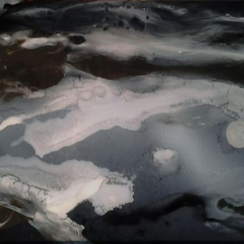 Картина под названием "peinture-sur-verre-…" - Jean-Jacques Houée, Подлинное произведение искусства, Акрил