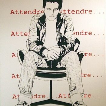 Gravures & estampes intitulée "attendre" par Jean-Jacques Mazzella, Œuvre d'art originale, Gravure