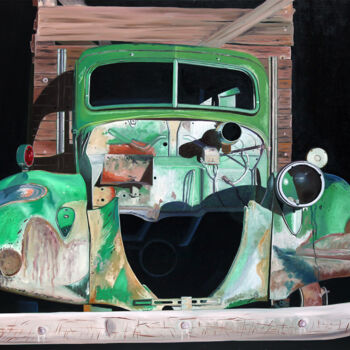 Peinture intitulée "Génération pétrole…" par Jean-Jacques Venturini, Œuvre d'art originale, Huile Monté sur Châssis en bois