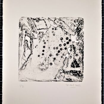 Gravures & estampes intitulée "Piqûres, crevasses.…" par Jean Kittel, Œuvre d'art originale, Eau-forte