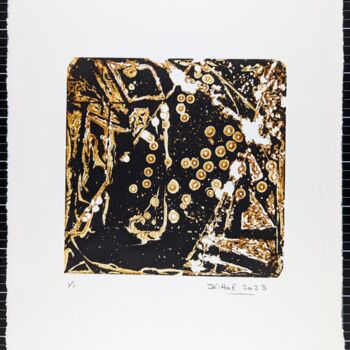 Gravures & estampes intitulée "Piqûres, crevasses,…" par Jean Kittel, Œuvre d'art originale, Eau-forte