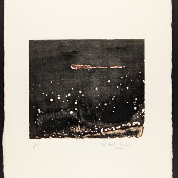 Gravures & estampes intitulée "Piqures, crevasses,…" par Jean Kittel, Œuvre d'art originale, Eau-forte