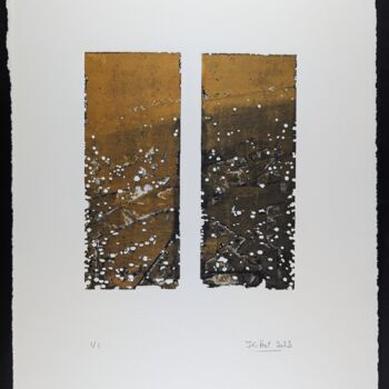 Printmaking titled "eau-forte 12AB Terr…" by Jean Kittel, Original Artwork, Etching