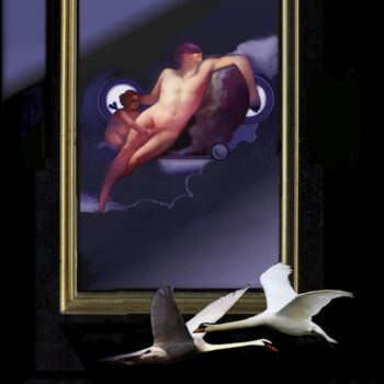 Картина под названием "DREEAMLINER Endymion" - Jean Lawa, Подлинное произведение искусства, Акрил