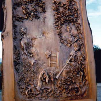 Sculpture intitulée "La Chaise Vide" par Jean-Louis Berthod, Œuvre d'art originale