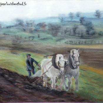 Zeichnungen mit dem Titel "Pastel (16)" von Jean-Louis Berthod, Original-Kunstwerk, Pastell