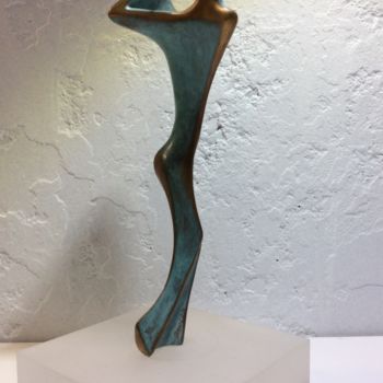 「Golfeur bronze. N 2」というタイトルの彫刻 Jean Louis Bouconによって, オリジナルのアートワーク, 金属
