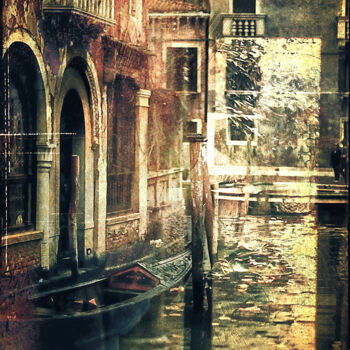 Фотография под названием "REFLETS" Venise" - Jean Louis Giudicelli, Подлинное произведение искусства, Цифровая фотография