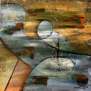 Malerei mit dem Titel "Inspiration" von Jean Louis Lacoste, Original-Kunstwerk, Acryl