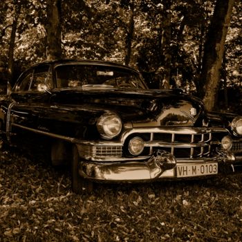 Photographie intitulée "Cadillac en HDR" par Jean-Louis Laurence, Œuvre d'art originale