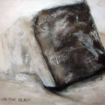 Schilderij getiteld "beton on the beach" door Jean Louis Renaudin, Origineel Kunstwerk, Acryl