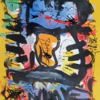 Painting titled "colors 6" by Jean Louis Tauvel, Original Artwork, Acrylic
