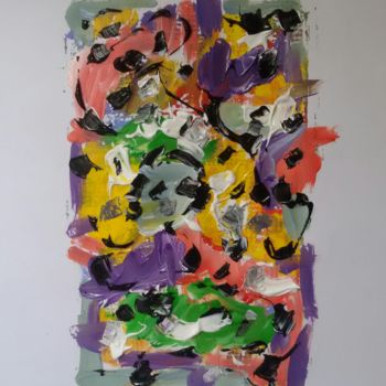 "colors 3" başlıklı Tablo Jean Louis Tauvel tarafından, Orijinal sanat, Akrilik