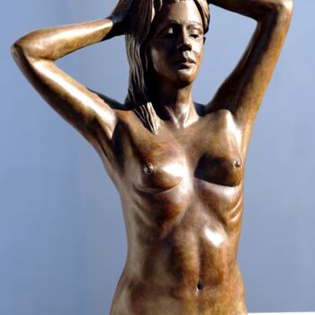 雕塑 标题为“AURA” 由Jean Louis Tornassat, 原创艺术品, 青铜